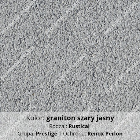 kostka PROSPECT w kolorze GRANITON SZARY JASNY