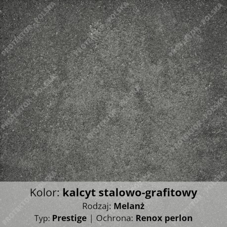 kostka PROMENADA MIDI w kolorze KALCYT STALOWO-GRAFITOWY