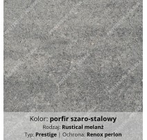 kostka NOVATOR SOLO w kolorze PORFIR SZARO-STALOWY