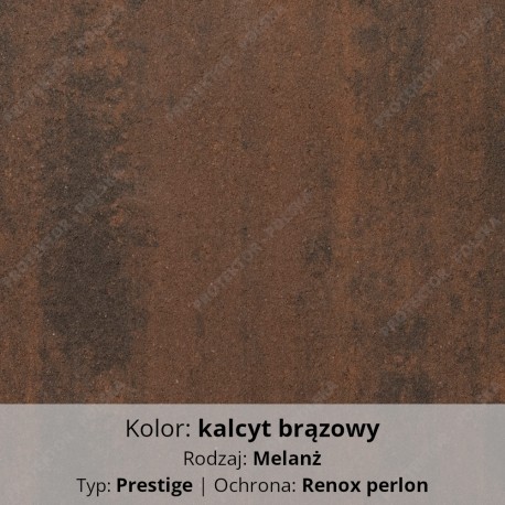 kostka NOVATOR PIANO w kolorze KALCYT BRĄZOWY