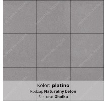 kostka MAYORE w kolorze PLATINO