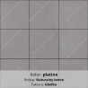kostka MAYORE w kolorze PLATINO