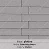 kostka TORENTI w kolorze PLATINO