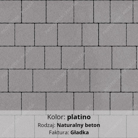 kostka PAVIMO w kolorze PLATINO