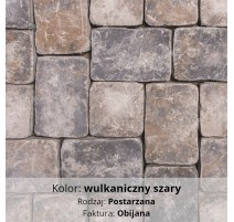 kostka BELLANO ANTICO w kolorze WULKANICZNY SZARY