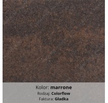 kostka VECTA w kolorze MARRONE