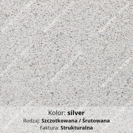 płyta tarasowa CARAT FINEZZA w kolorze SILVER