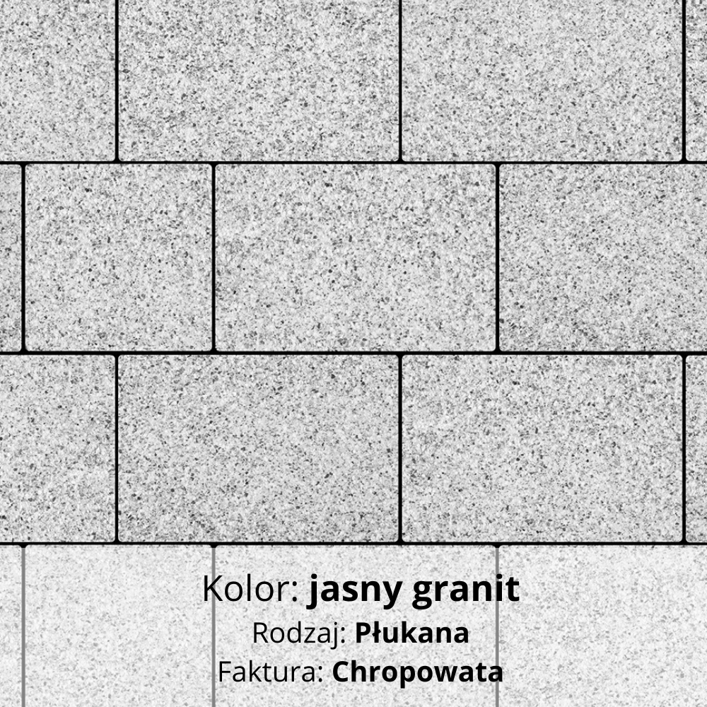 Płukana - JASNY GRANIT