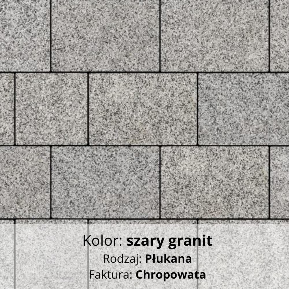Płukana - SZARY GRANIT